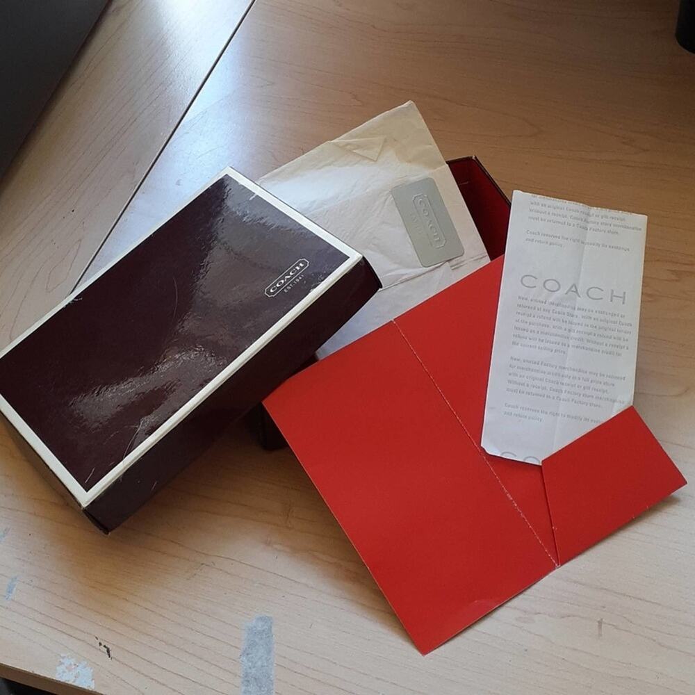 Coach Empty Box Set 6.5" X 4.5" X 1.5" For A Coac… - image 7